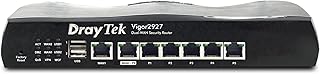 DrayTek Vigor 2927 Wired Dual-WAN Load Balancing Router, Firewall, VPN, 5 Gigabit RJ-45 LAN Ports, 2x USB2.0 Ports