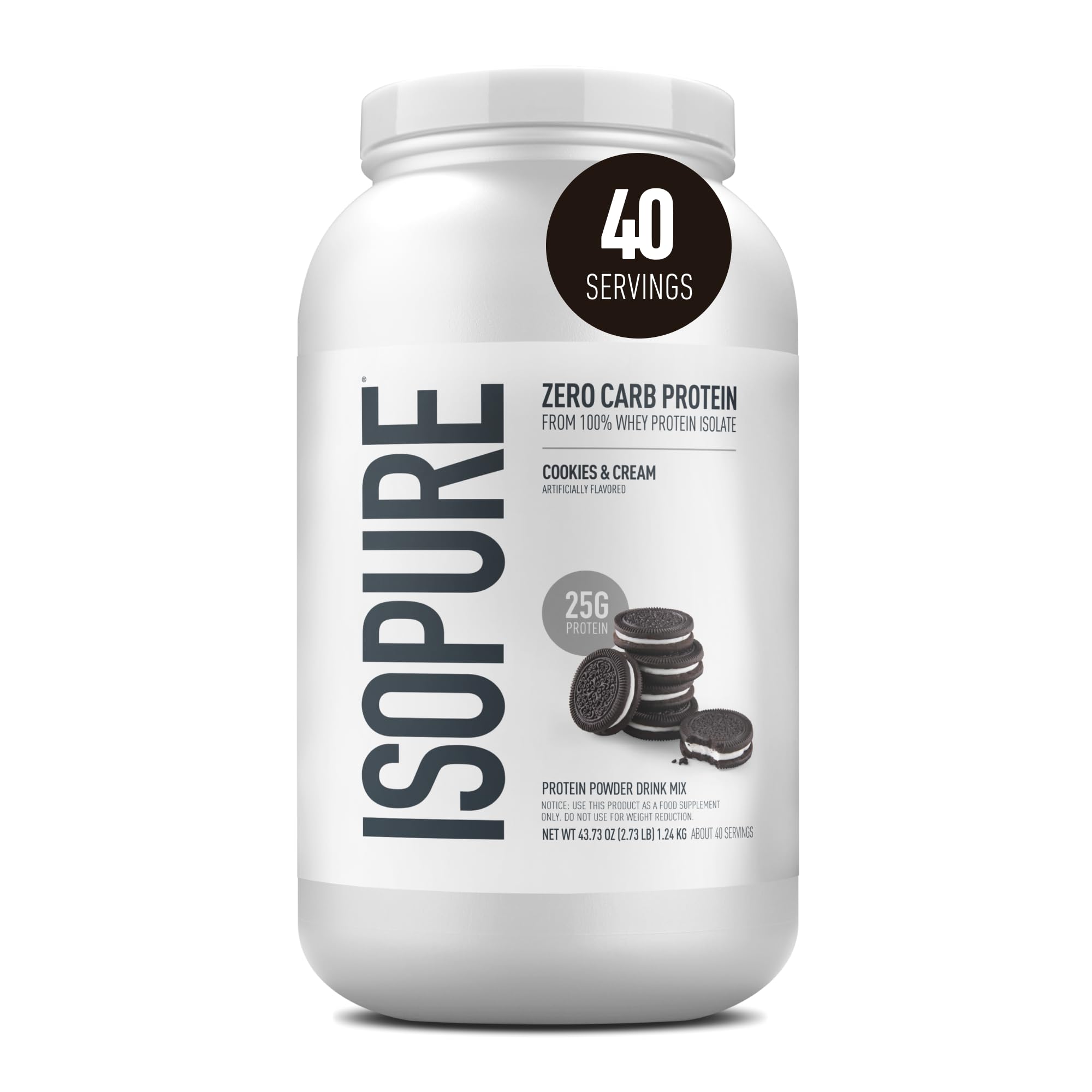 Amazon.com: Isopure Zero Carb 100% Pure Whey Isolate Protein