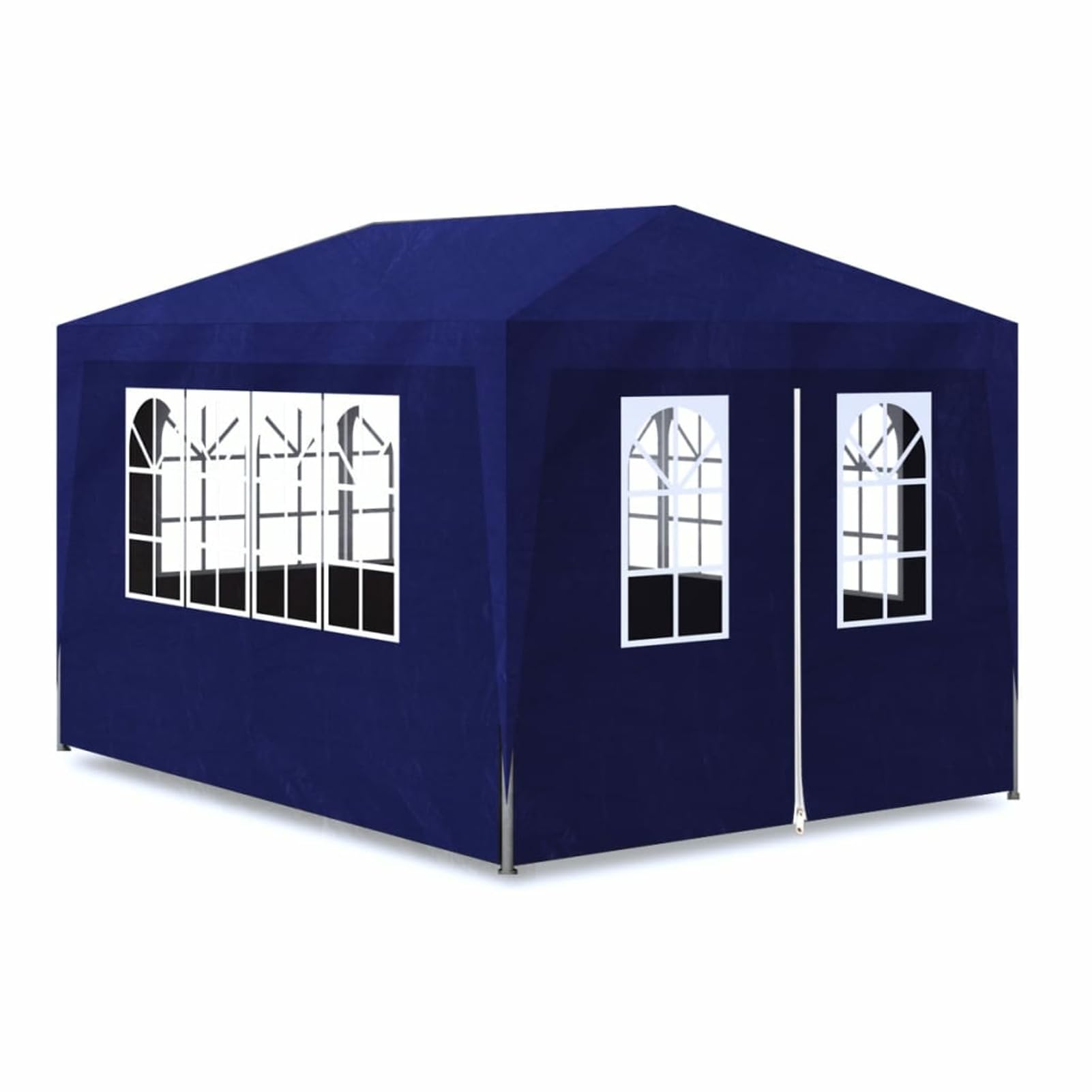 Partyzelt, Party Deko, Festzelt, Pavillon, Garden Decoration, Canopy Tent, Lagerzelt, Gartenpavillon, 3x4 m Blau