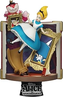 Beast Kingdom Disney Story Book Series: Alice DS-077 D-Stage Statue, Multicolor, 6 inches