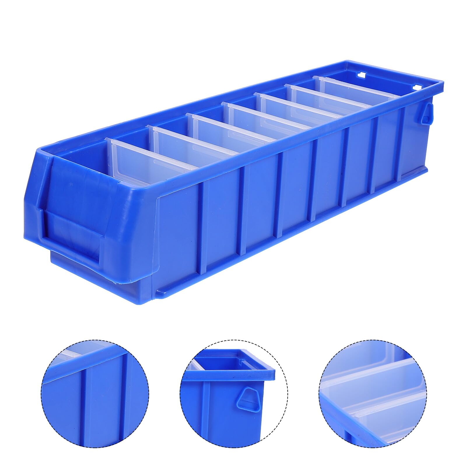Scatola Porta Viti Blu in Polietilene, Pratica e Salvaspazio | Organizzatore per Cucina e Outdoor, Stile Moderno ed Elegante, Contenitore per Parti e Minuterie