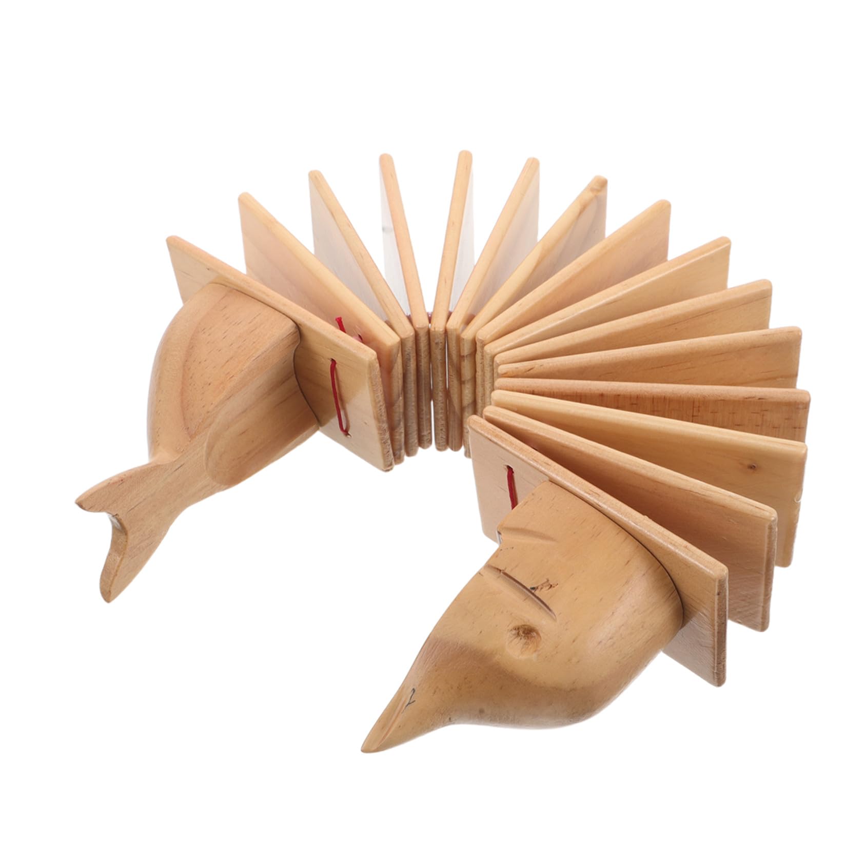 Beaupretty Bloque de Percusión de Madera para Niños – Badajo en Forma de Delfín para Educación Musical y Juegos Familiares