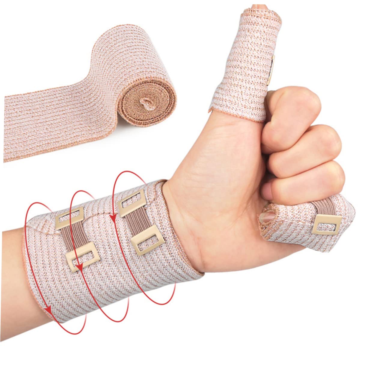 HAPINARY 3pcs Elastic Compression Wraps for Legs Elastic Sports Tape Tape Tape Foot Tape Compression Elastic Fibers