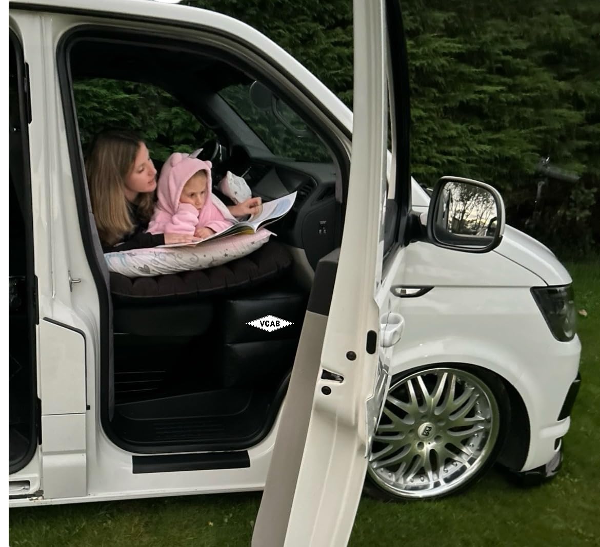 Linkslenker Transporter 2004-2015 T5/T5.1 Van Kabine Luftbett Kinderwagen Kabinenbett