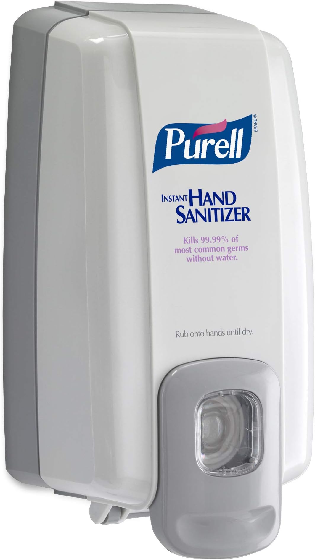 Space Saver Hand Sanitizer Dispenser, 1000 ml Capacity, Dove Grey