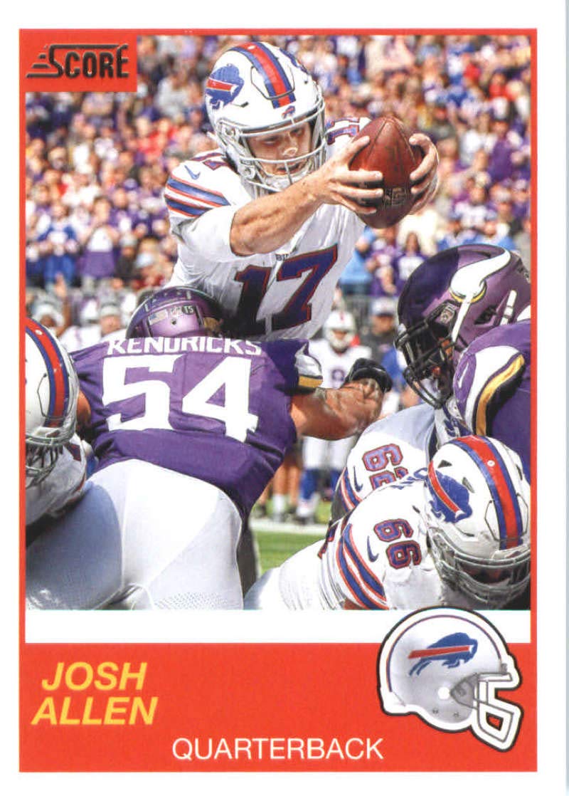 2019 Score #122 Josh Allen Bills NFL Football Card NM-MT