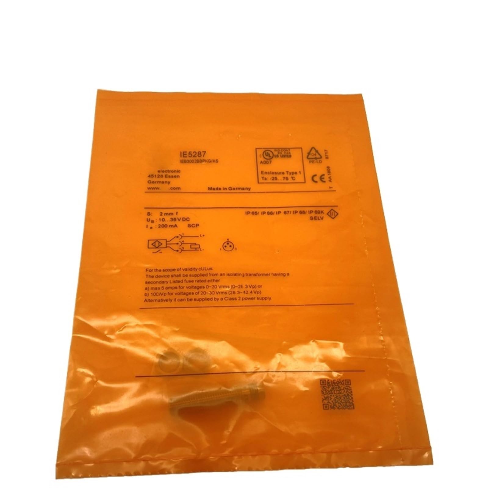 Capteur de proximité IE5367 compatible avec modèles IE5287 IE5258 et IE5329 pour automatisme