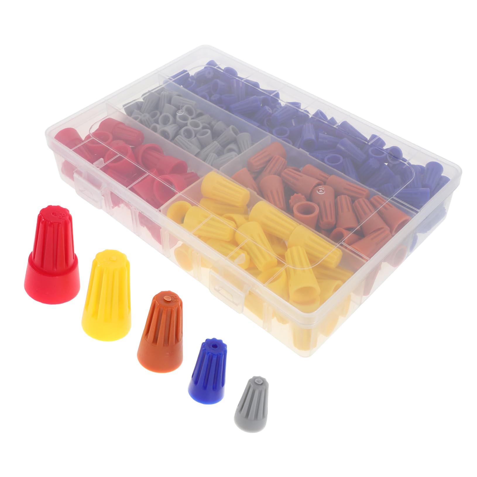 Connecteurs de fils électriques écrous colorés capuchons connexion rapide 330pcs - 8
