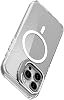 Luxo Series High Quality Case Compatible with Magsafe for Minesk iphone 16 Pro Max Ultra Transparent Appearance And Ergonomic Design With Stand (White, 16 Pro Max)