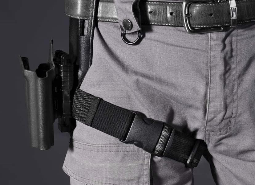 Miniatura 2 de Correa Táctica EDC para Pierna, Cinturón de Correa para Muslo para Funda de Pierna, Banda Colgante Militar para Pierna Más Gruesa y Larga para Caza