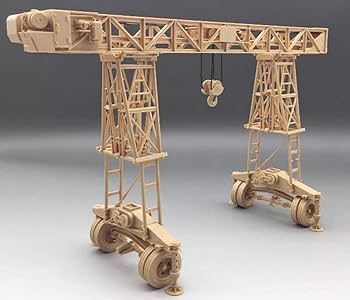 クレーン模型 4台セット ミニチュアクレーン]1/50加藤製作所KA1300R 4号機 中央クレーン