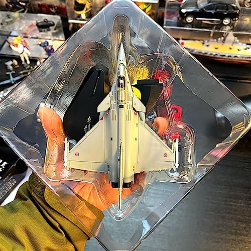 Fighter display modelo Rafale avión militar miniatura coleccionable de metal 1:100 4