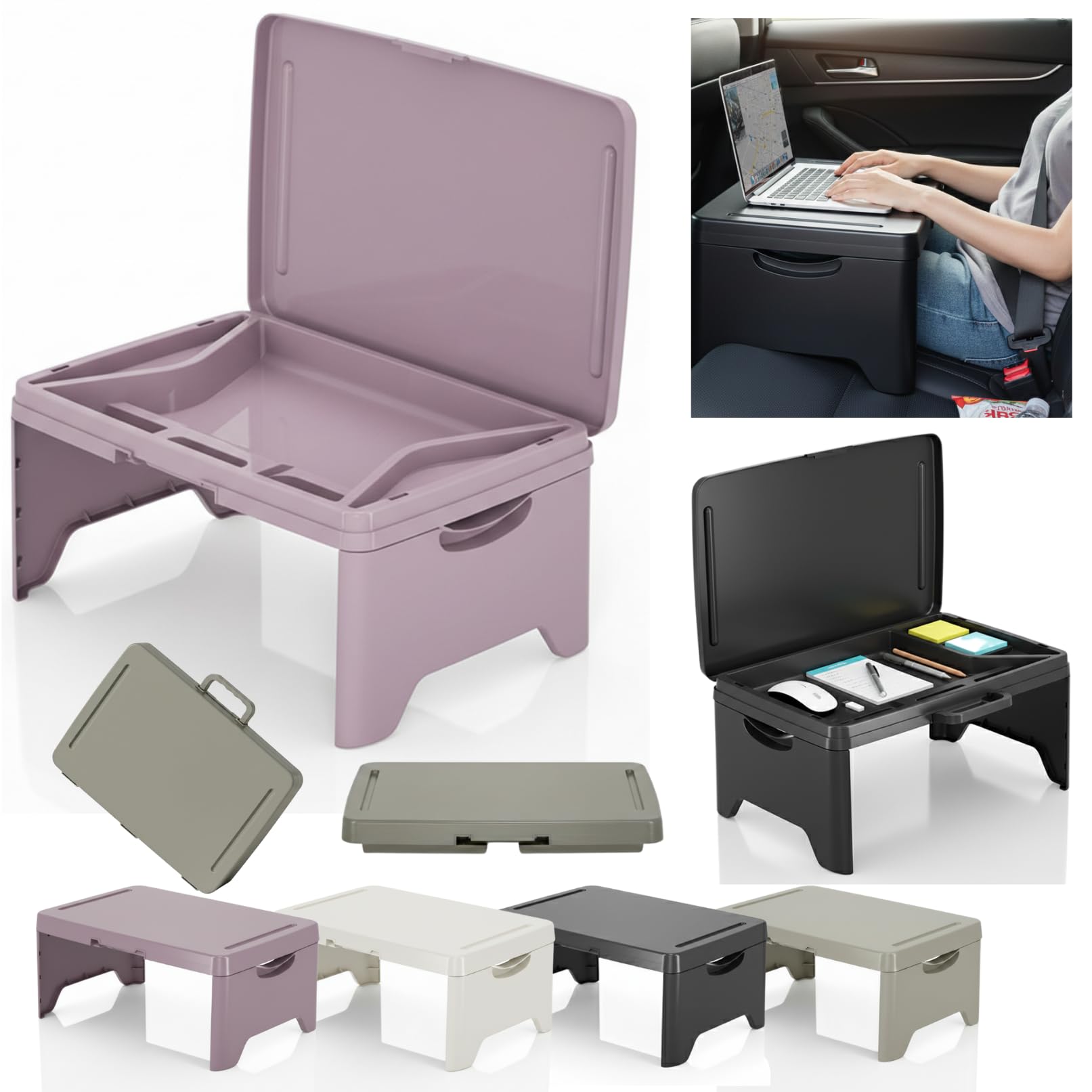 Amazon.co.jp: 車載テーブル 折りたたみ式 【日本ブランド】 ミニ 