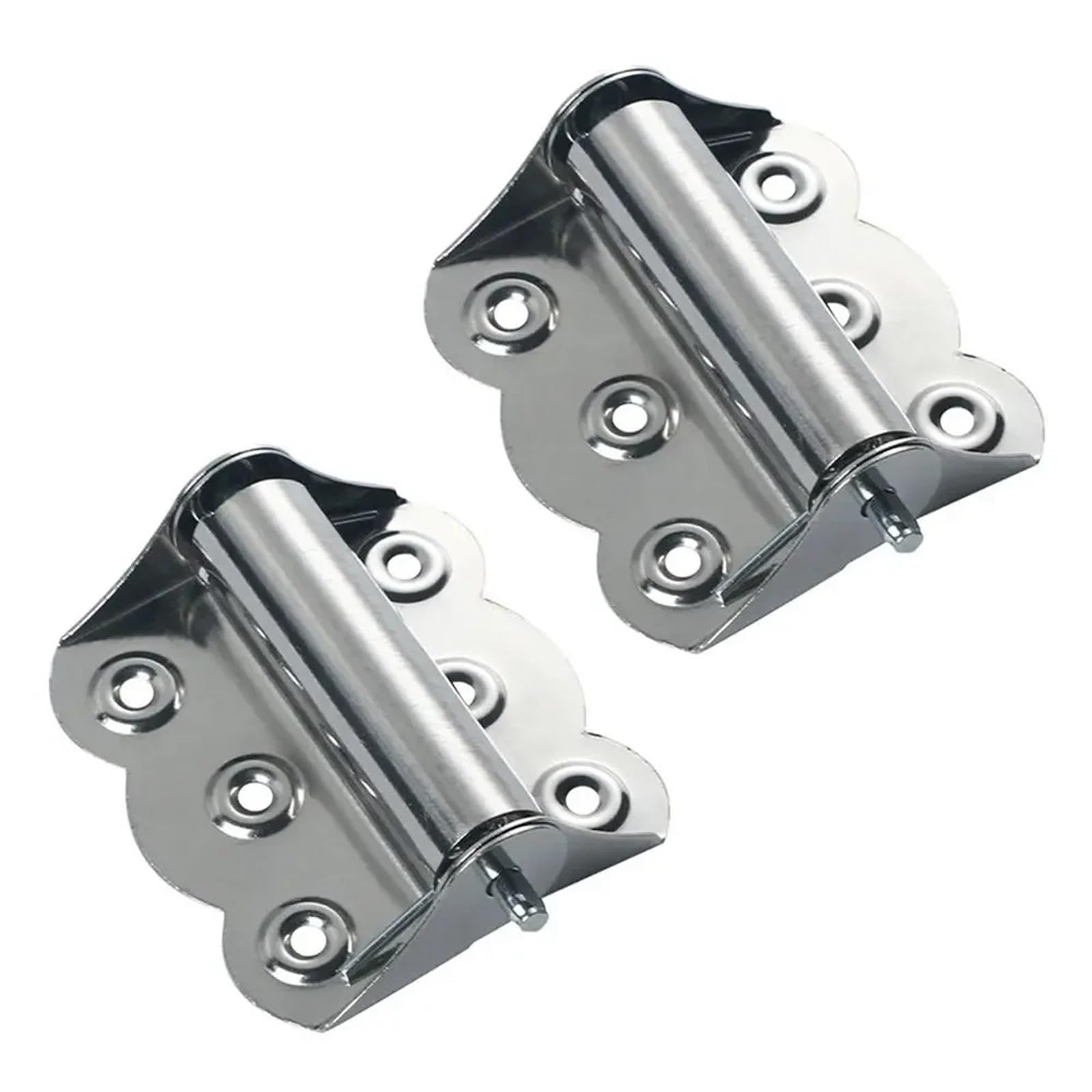 Gsjnhy 2Pcs Window Hinge 2/10Pcs Stainless Steel Butterfly Hinge Automatic Closing Flush Hinges Rustproof Spring Cabinet Door Window Home Hardware For Cabinet, Door, Window(2Pcs)
