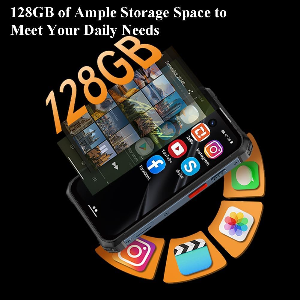 Cutwif Mini 4G Rugged Smartphone Unlocked, 3.88 Inches Dual Sim Android 12 Mini Phone Mobile Cellphone Small Phone, IP68 Waterproof, 6GB+128GB 3 61FXEPVGpvL. AC SL1001