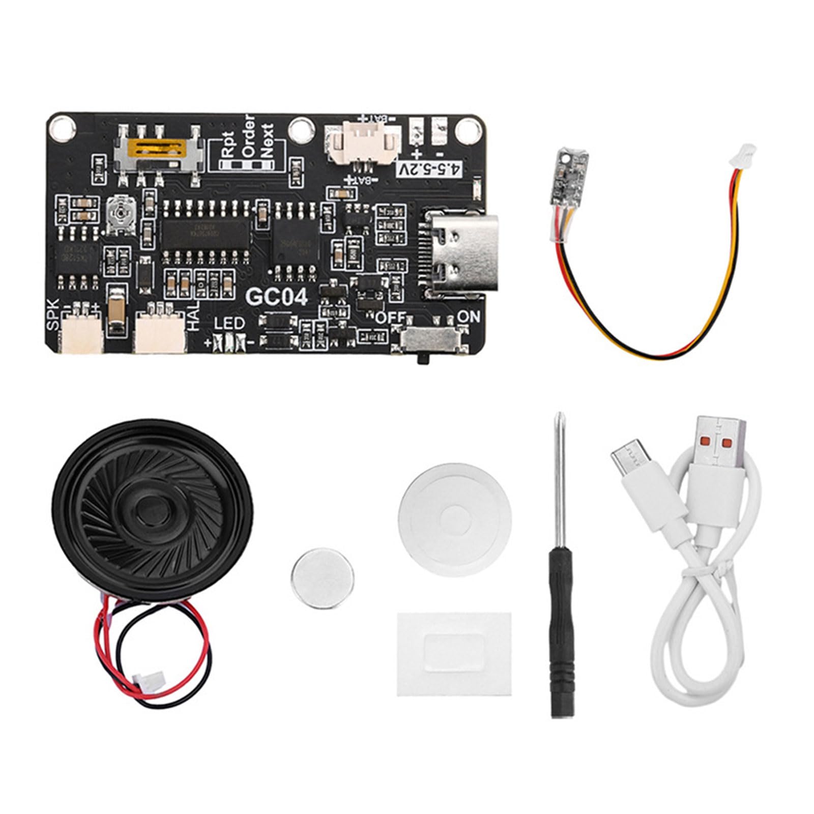 Christmas Birthday Music Greeting Card Sound Module, 8MB Memory Capacity, Recordabled Sound Chip for Special Occasions Cards Component