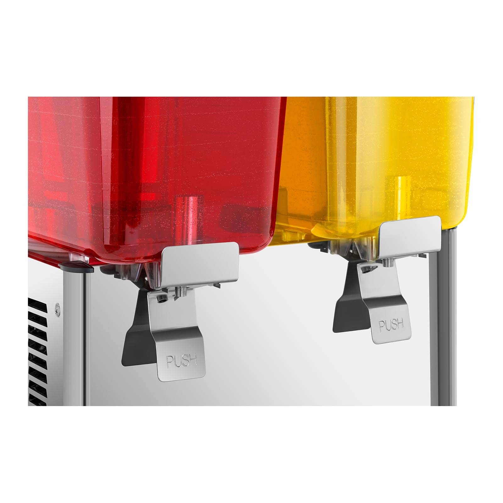 Royal Catering Dispensador De Bebidas Frías RCSD-36C (2 x 18 L, 280 W, 7-12 °C, Sin BPA, Ciclo de trabajo: 8-12h)