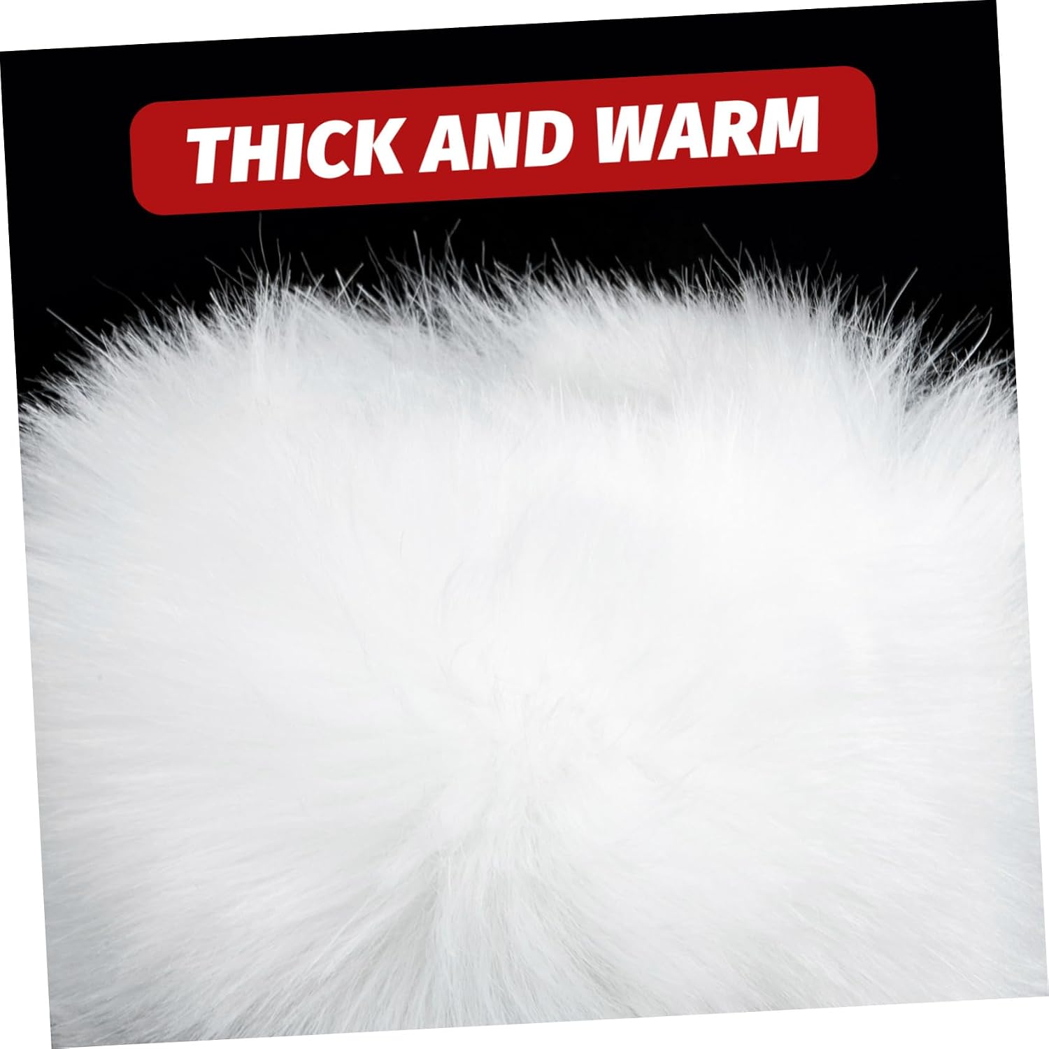 VALICLUD 3pcs Plush Sleeves Costumes Fluffy Wrist Fur Wrist Warmer Girl Clothes Winter Arm Covers Plush Wrist Cover Short Fur Wrist Guard White Thicken, 18x13CM