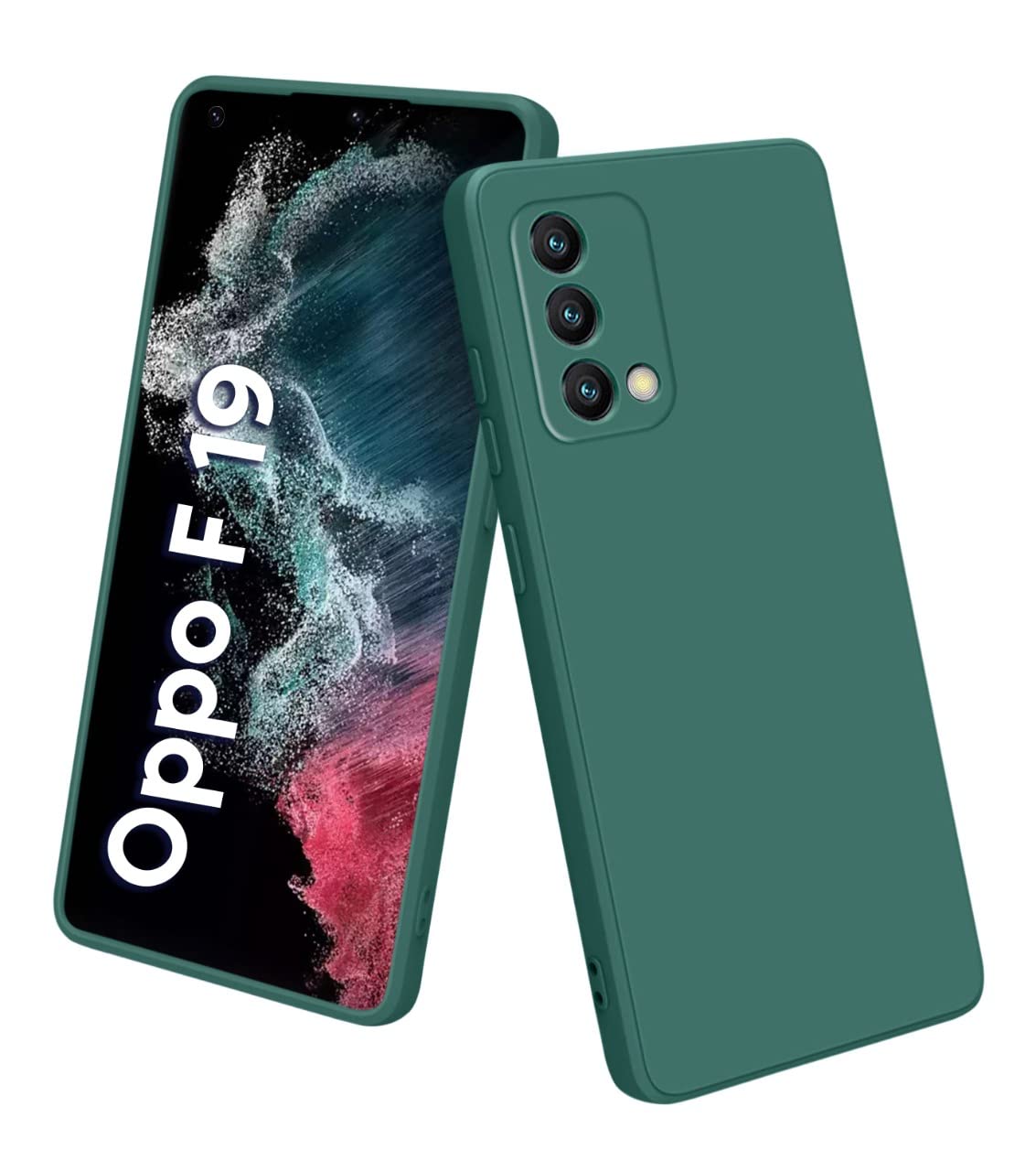 TRUEUPGRADE Liquid Silicone Oppo F19 / F19s Back Cover Case| Microfiber Inside | 360 Degree Protection Back Cover Case for Oppo F19 / F19s - Green (B0B8XKKNNG) Amazon Price History, Amazon Price Tracker