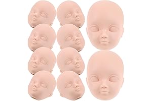 Toyvian Doll Heads for Crafts