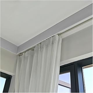 Extra Long Aluminum Cornice Board for Windows - Ceiling/Wall Mount Curtain Pelmet Box - Ideal for Curtains, Roller Blinds & Venetian Blinds (1m/3.2ft)