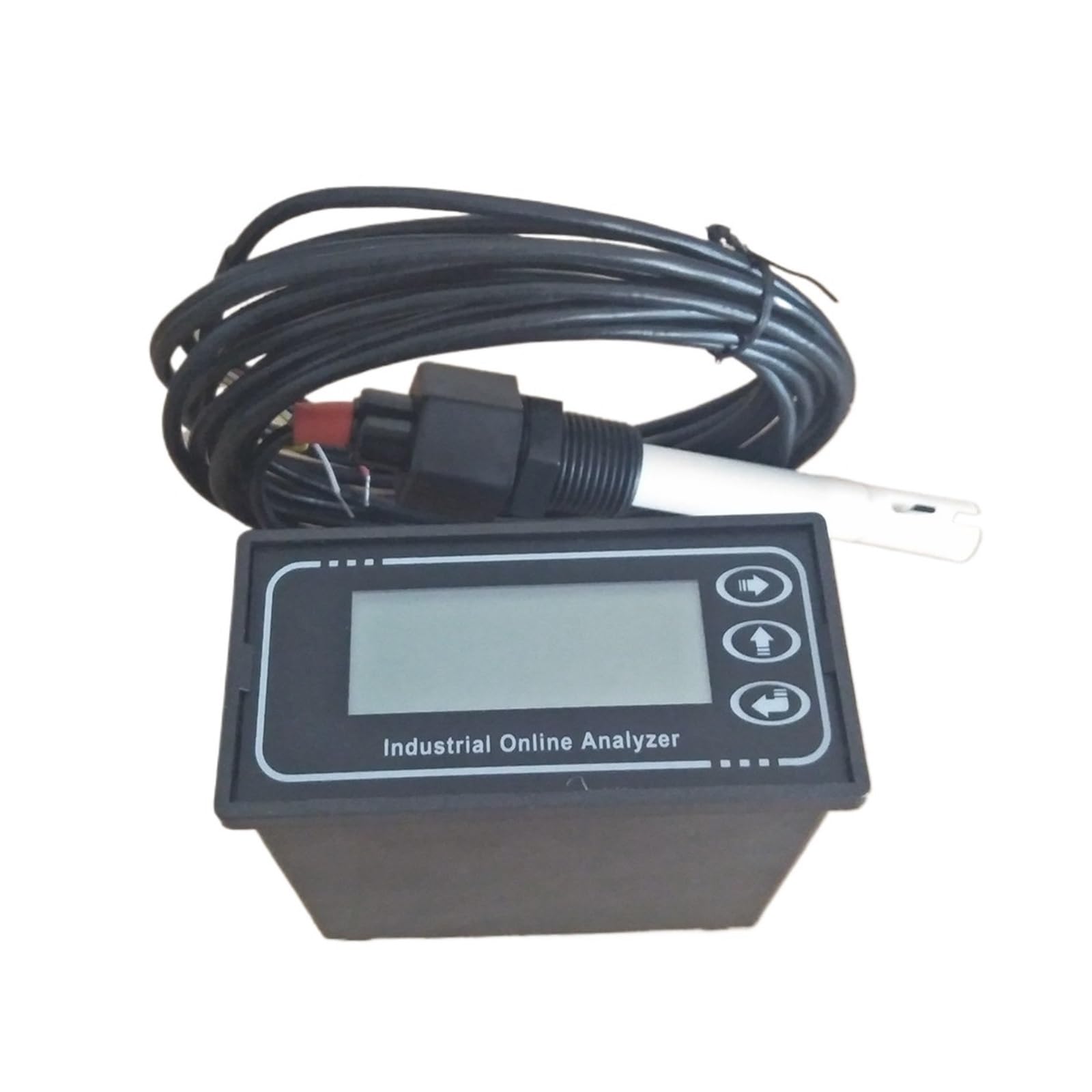 Leitfähigkeitstester, Messgerät, Analysator, industrieller Controller mit 5 m Sensorbereich, 20us, 20 ms, 4000us/cm, mit Relais (Size : 0-20ms 1.0 sensor)