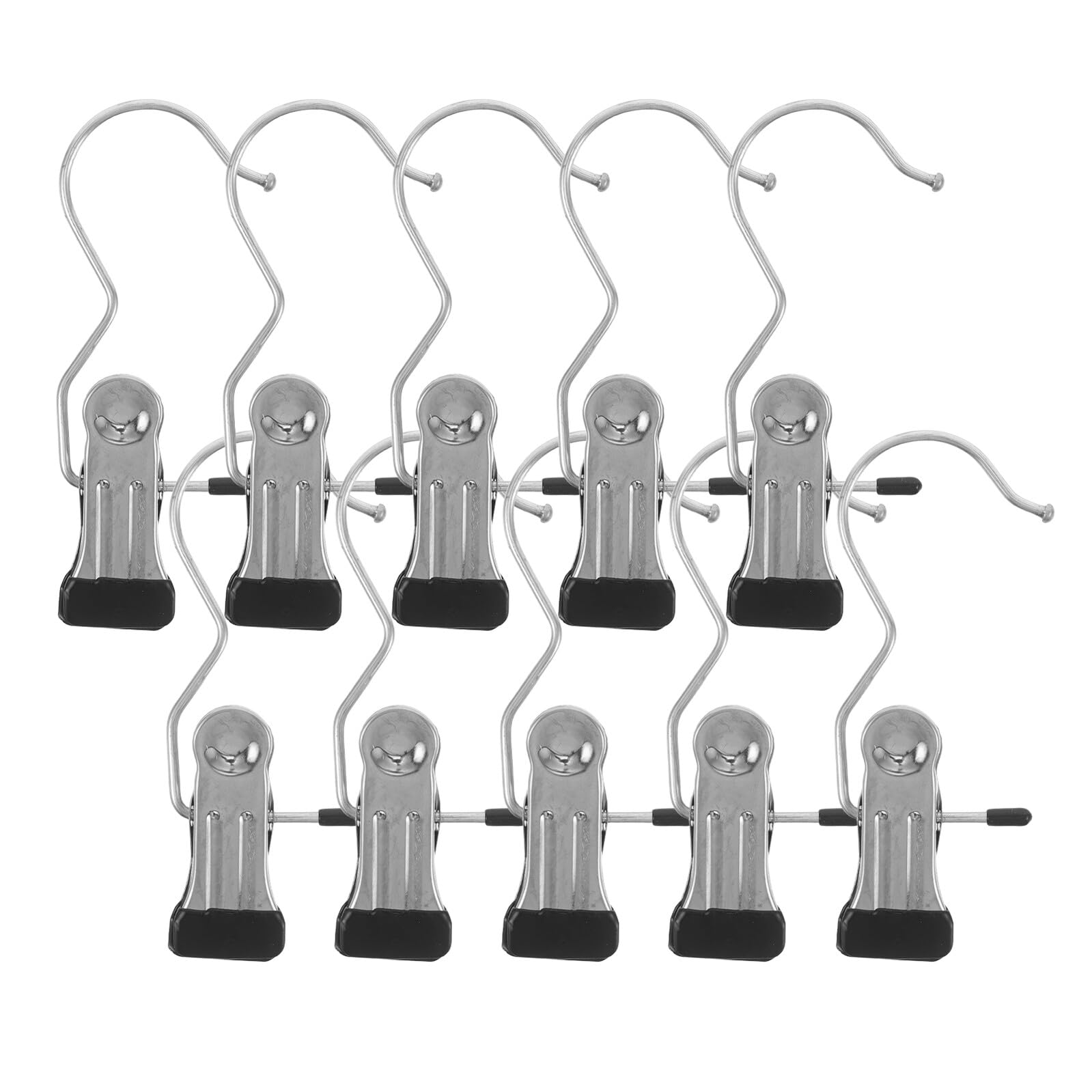 80 Mollette per Appendere i Vestiti in Acciaio Inossidabile Clip Porta Stivali e Clip per Bucato Presa Antiscivolo Leggere e Resistenti per Asciugamani Cappelli e Pantaloni
