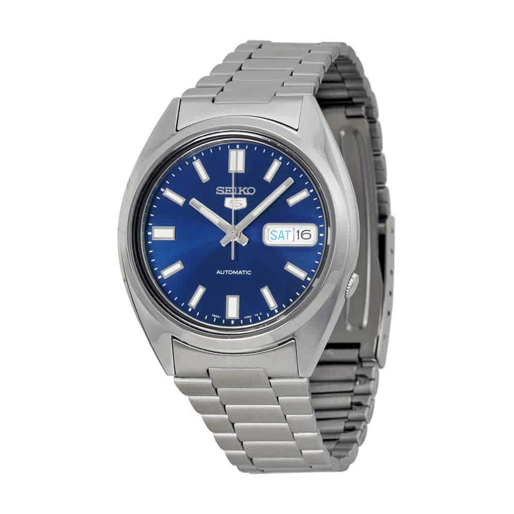 SeikoMen's Grey Dial Stainless Steel Band Watch, Snxs75K1, One Size