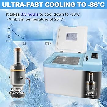 LABFENG 18°C ~-86°C/64.4℉~-122.8℉ Protable Ultra-Low