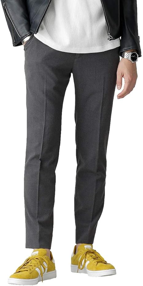 Amazon ナノユニバース パンツ タイト スキニー スラックス メンズ チャコール Xl ロングパンツ 通販