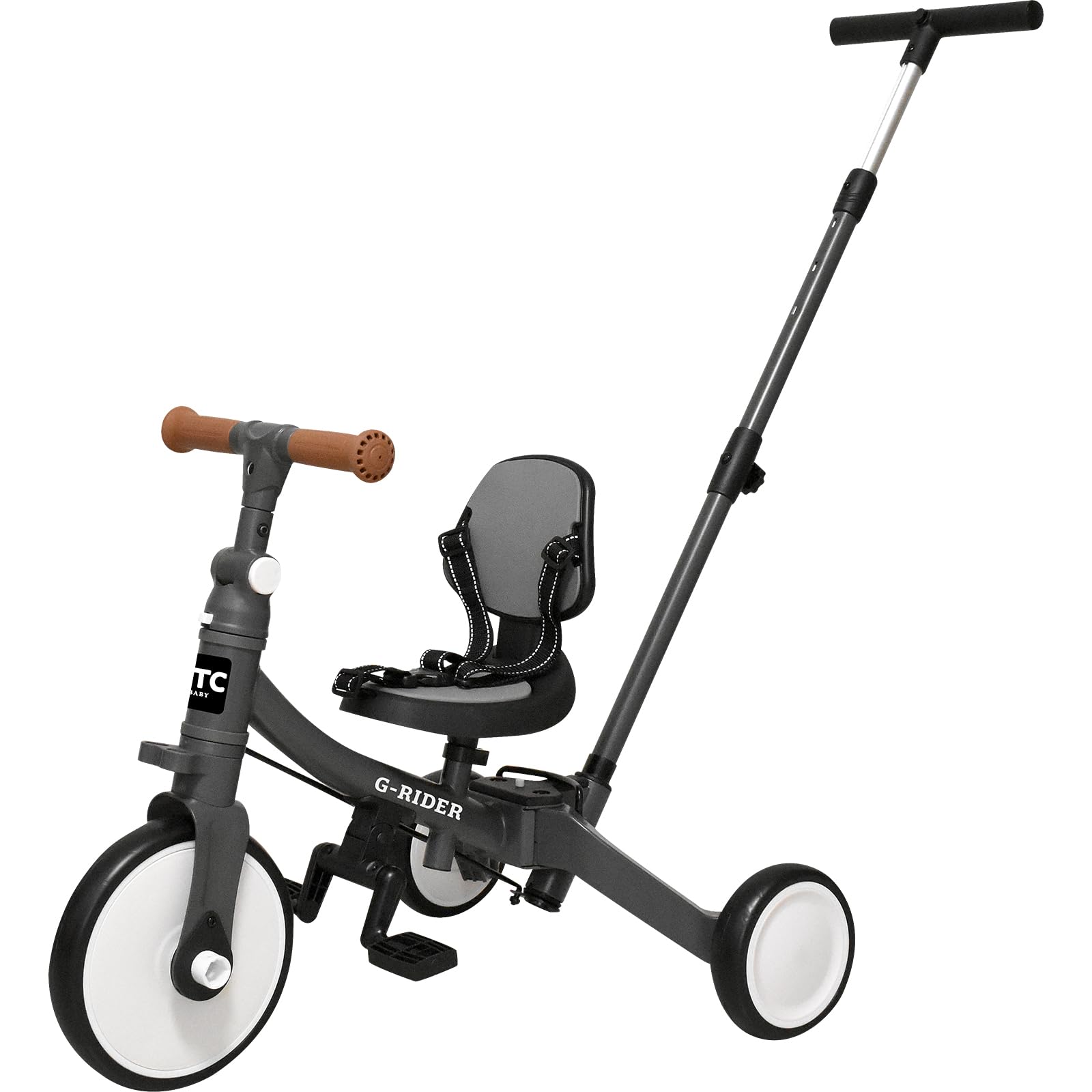 Amazon.co.jp: JTC BABY G-RIDER 手押し棒付き 3in1 三輪車 キック