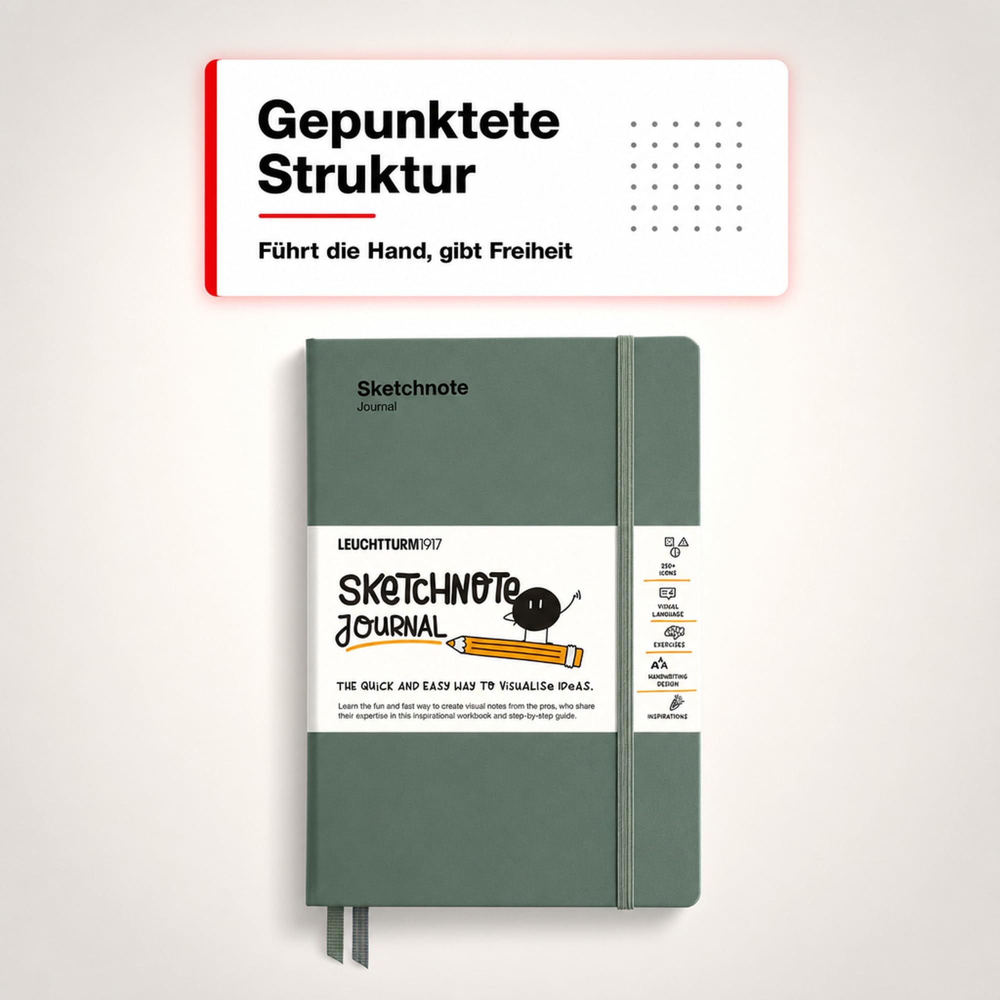 Sketchnote Journal - visualisez des notes et des idées rapidement et facilement | Anglais | Olive