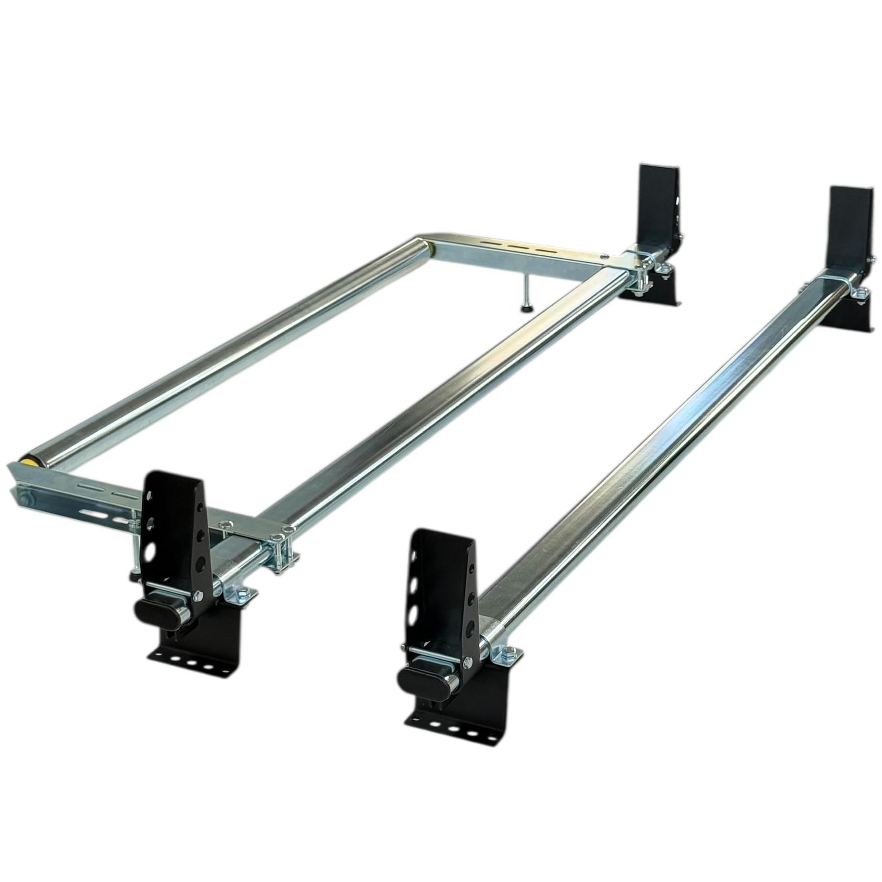 Shield Autocare Roof Bars Compatible with Ford Transit Custom (2013-2023) Steel Roof Rack & Tie Hole Loadstops for L1 (SWB) & L2 (LWB) with Low Rooftop (3 Bars & Roller) — view 8