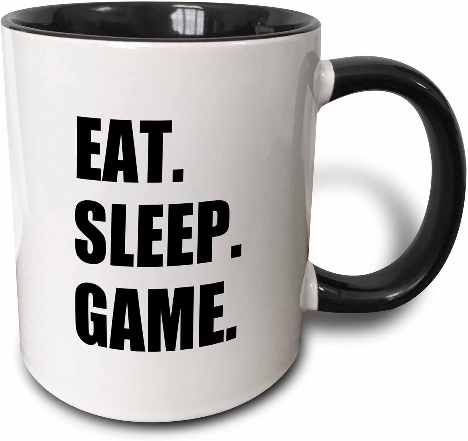 3dRose mug_180406_4 Two Tone Mug, Black, 11 oz