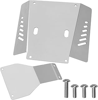Vgoohobby Stainless Steel RC Chassis Armor Protector Guard RC Skid Plate Compatible with Tamiya CC01 1/10 RC Crawler
