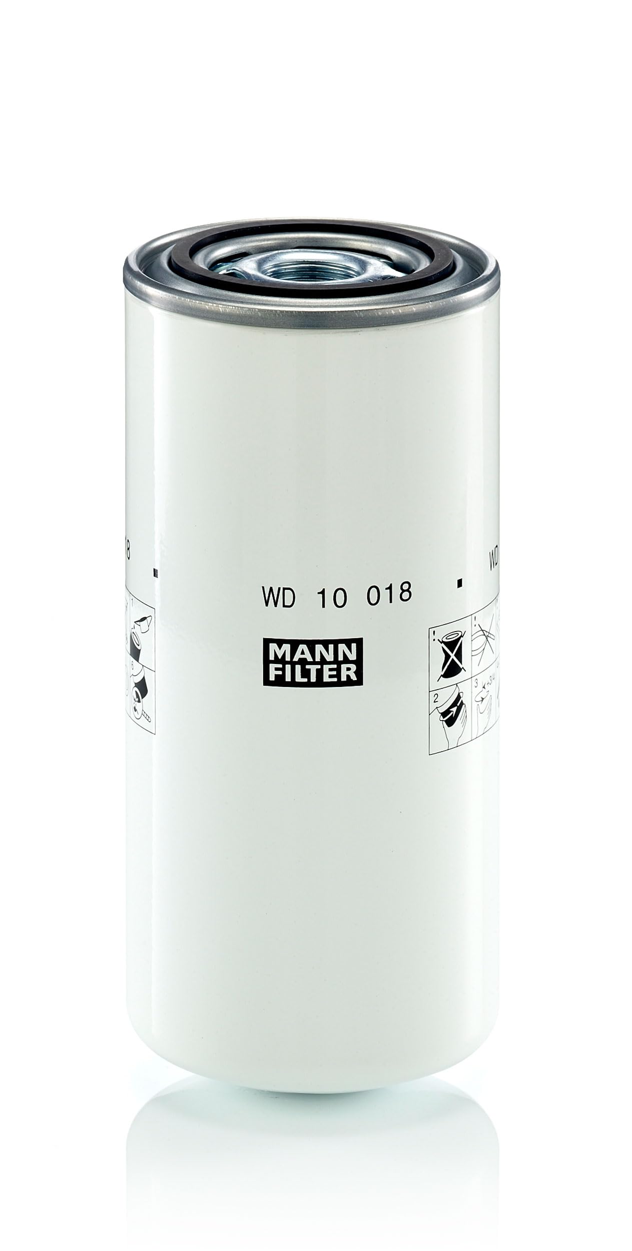 MANN-FILTER WD 10 018 Filtro dell'olio Sistema idraulico - per Applicazioni fuori strada