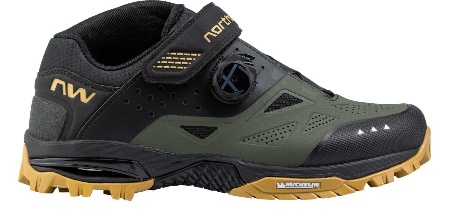 Northwave Enduro Mid 2 - Scarpe MTB Unisex, Suola X-Fire Michelin, Chiusura SLW3 con Strap, Protezione Caviglia
