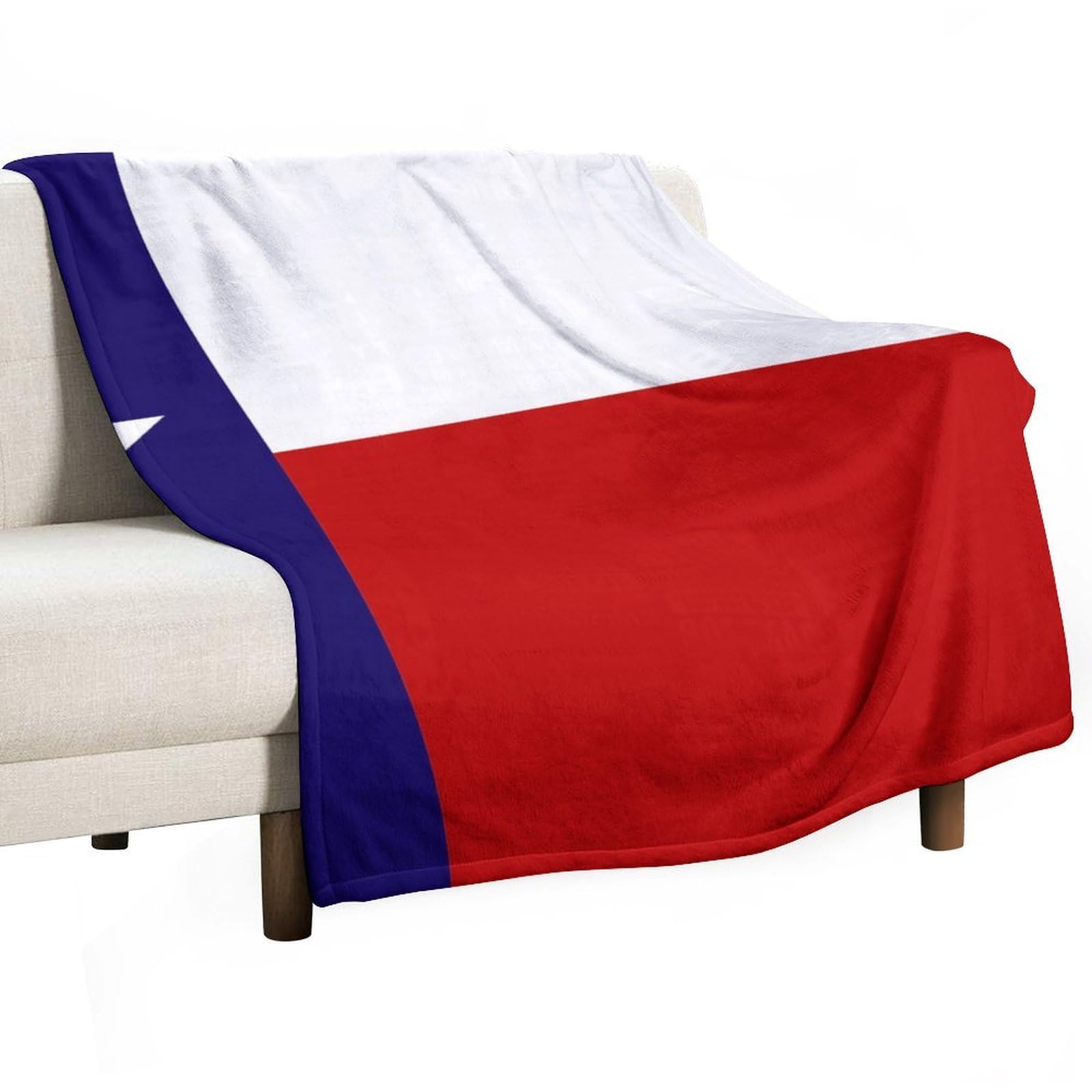 MHYRAC Flannel Blanket, Texas Flag Throw Blanket for Couch Sofa Bed Office, Soft And Comfortable Without Pilling