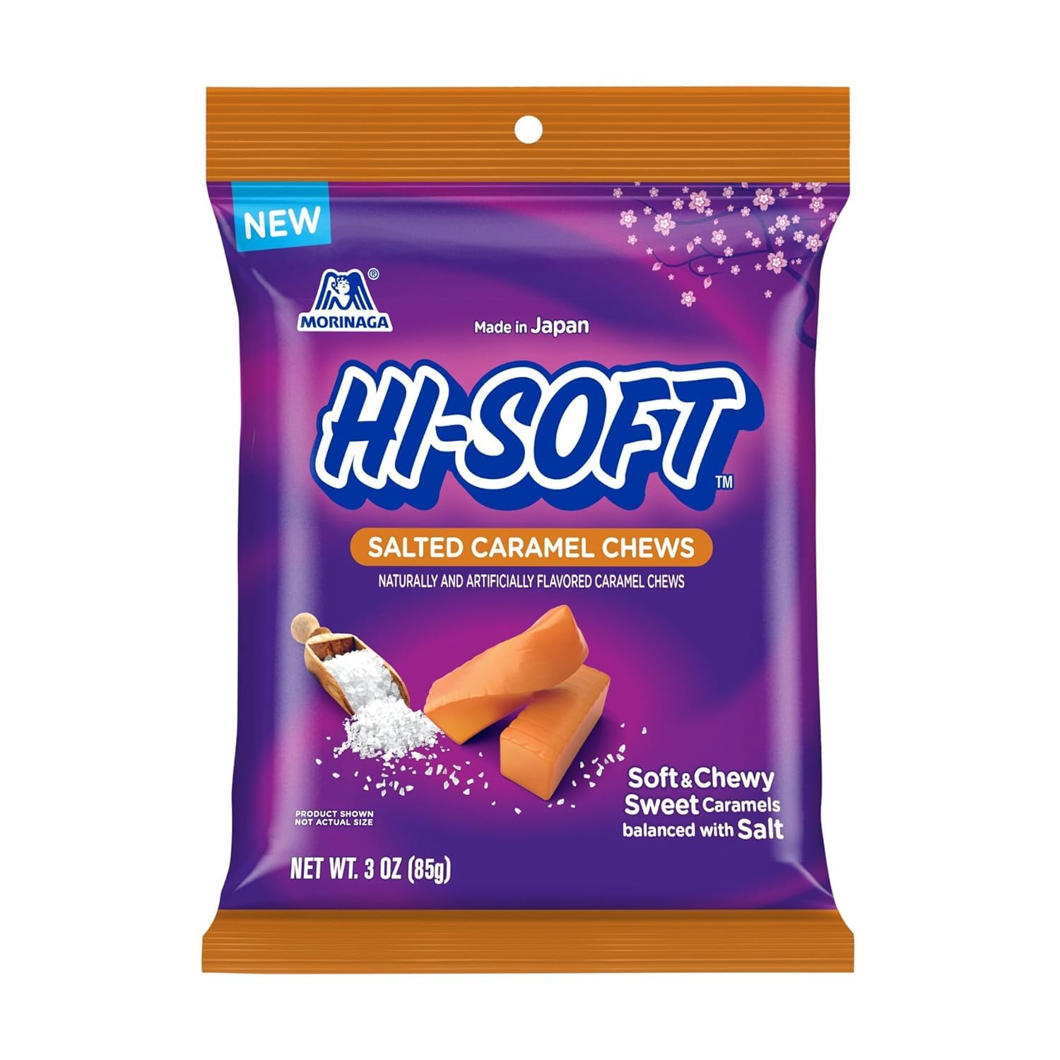 Hi-Soft Salted Caramel Chews Bag 3 oz