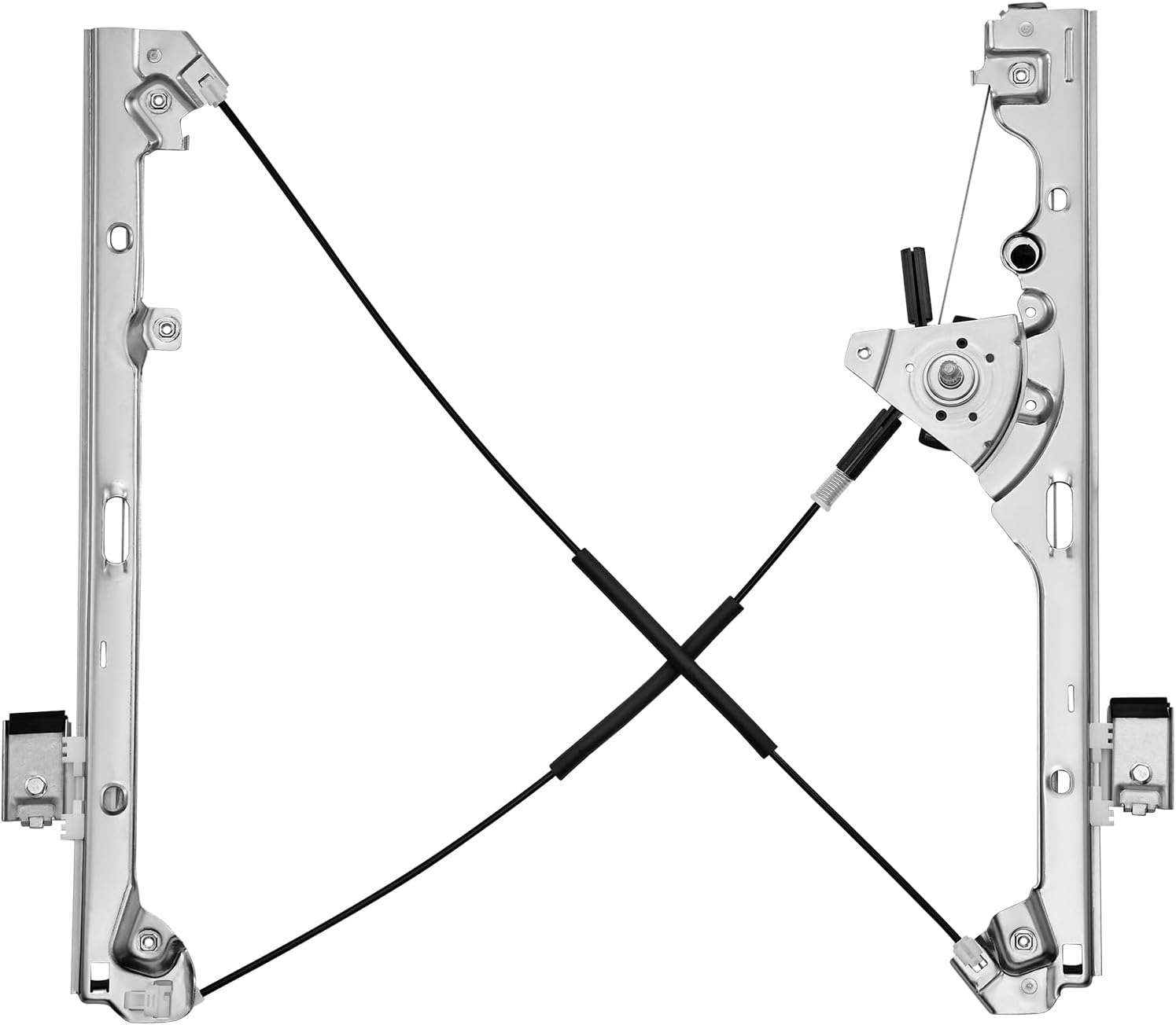 BDFHYK 740-517 Power Window Regulator Without Motor Front Left for 2002-2006 Cadillac Escalade EXT Chevy Avalanche Silverado Suburban 1500 2500 3500 HD Classic Tahoe GMC Sierra Yukon XL 2003 2004