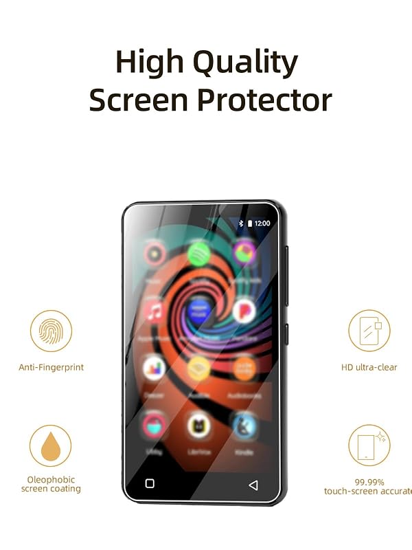 WUNIAK Screen Protector for innioasis G3 Mp3 Player, HD Soft Film Screen Protector for innioasis G3 Touch Screen, Anti-Scratch, Touch Sensitive, Anti-Fingerprint, 3 Pack. by WUNIAK - Used condition - US$7.97