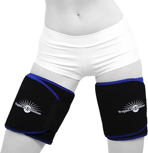 WeightLoss-Solutions Cinturones de envoltura para el sudor para la celulitis la grasa del muslo y la grasa del brazo agitado Aumenta el calor el