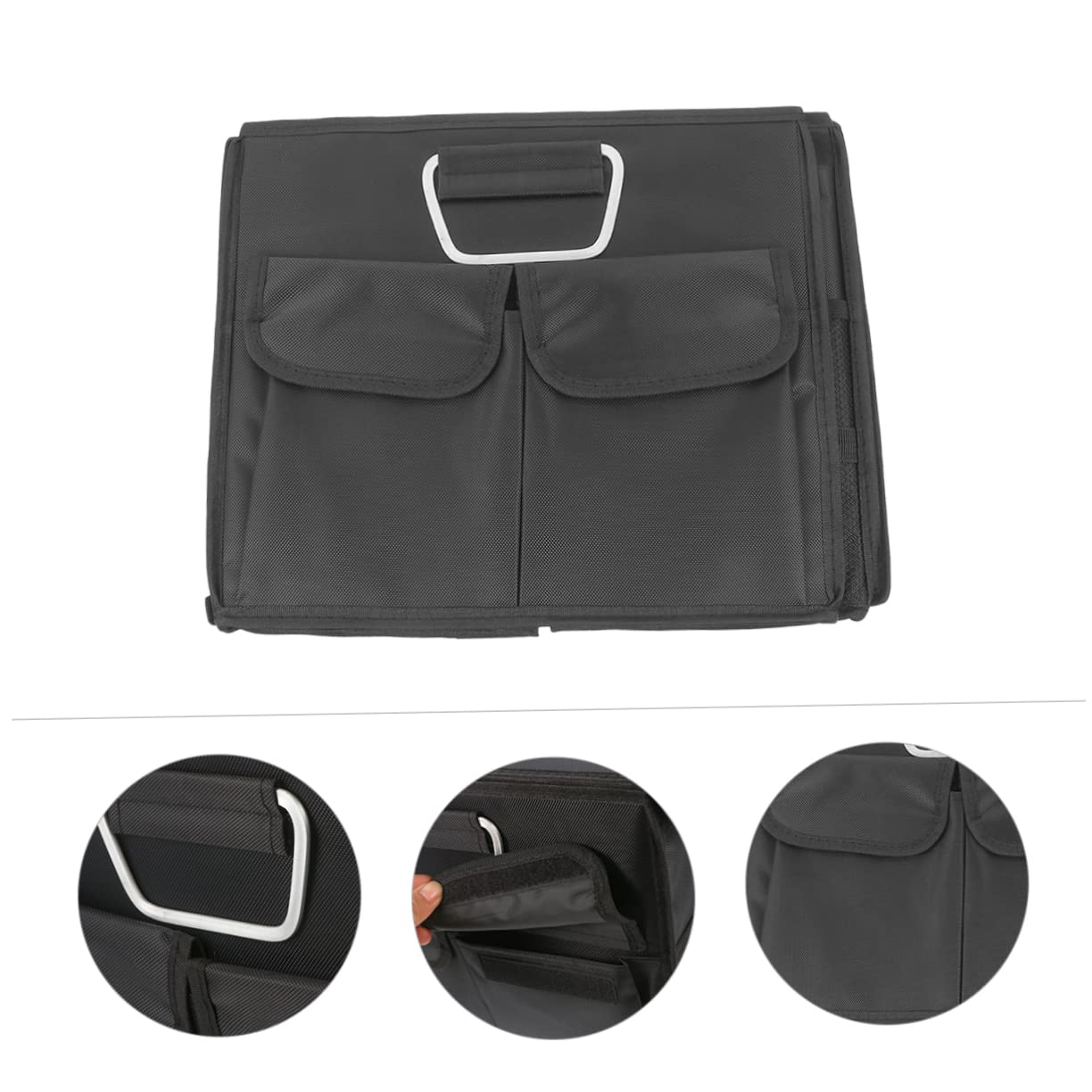 Mikinona Caja Organizadora Para Maletero Oxford Duradero Estuche Para Coche Bolsa Plegable Contenedor De Almacenamiento