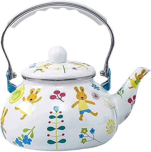 HaveFun Tetera de vidrio para tetera de 24 litros de porcelana olla de inducción de gas universal taza de té