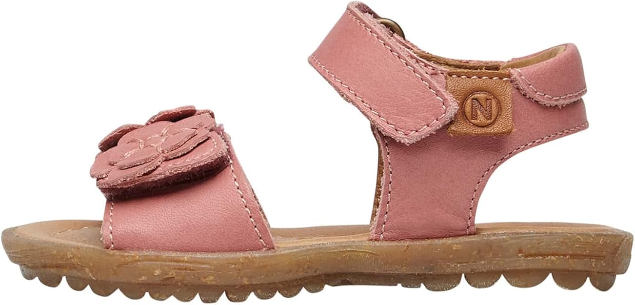 Sandali Naturino MAGGY - Semi Chiusi In Pelle Con Fiori, Per Bambine - Foto 5