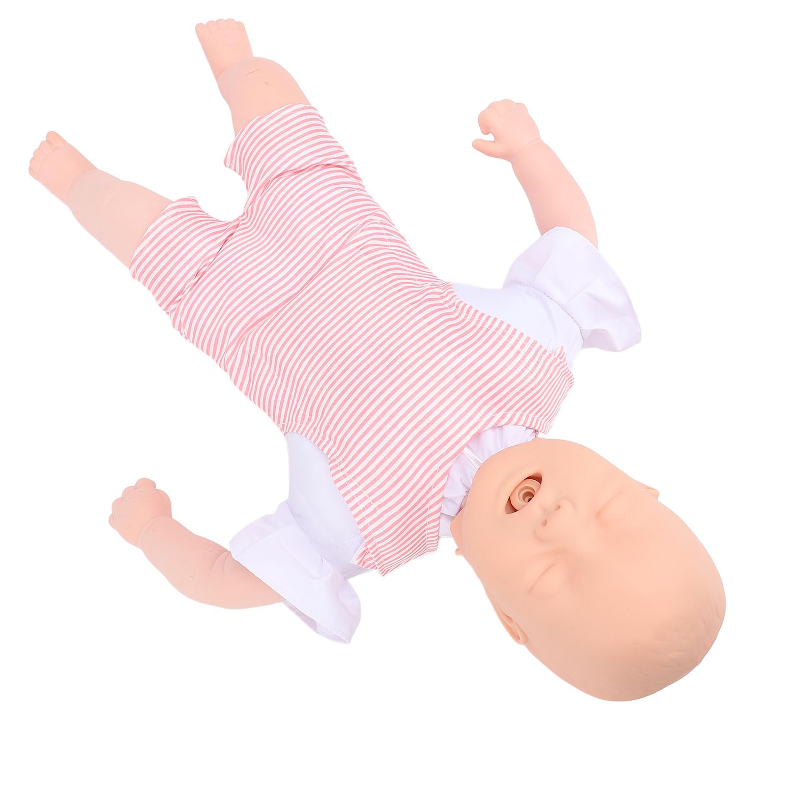 17PCS MANIEUR ET PRATIQUE DE RÉSANSITION DU CARDIOPUMONARY, Manikin DE Formation en RCR pour Nourrissons, PVC Infant Airway Obstruction Training Manikin, Baby Infarcy Model for Education