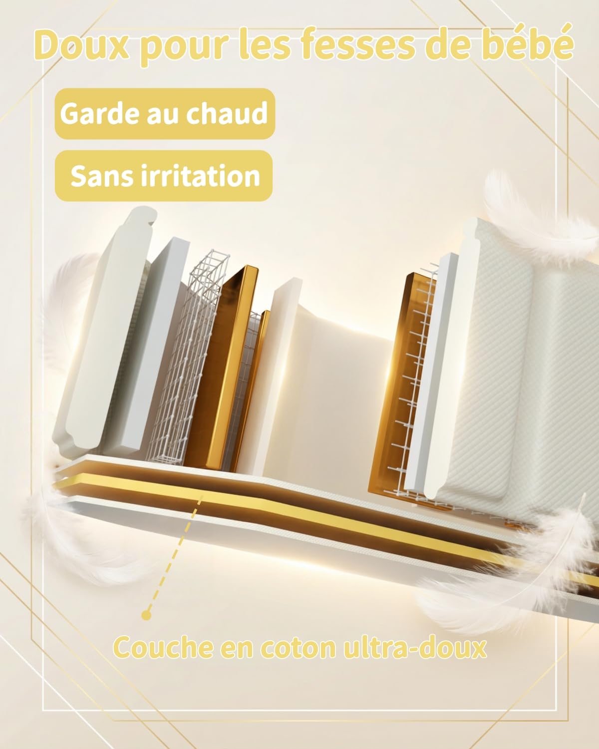 Navicella pieghevole per neonati e bambini da 0 a 6 anni, vasca da bagno pieghevole per doccia, vasca da bagno per bambini con 4 piedini stabili, doppio scarico, salvaspazio e portatile (bianco)