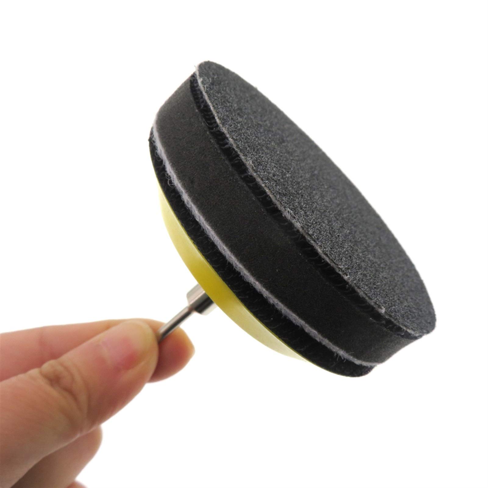 Dischi abrasivi TamponiDisco abrasivo 50pz Assortimento di carta vetrata asciutta e bagnata Disco for levigatrice a grana 80-7000 3 pollici 75 mm con gancio e passante Platorello for levigatura for le