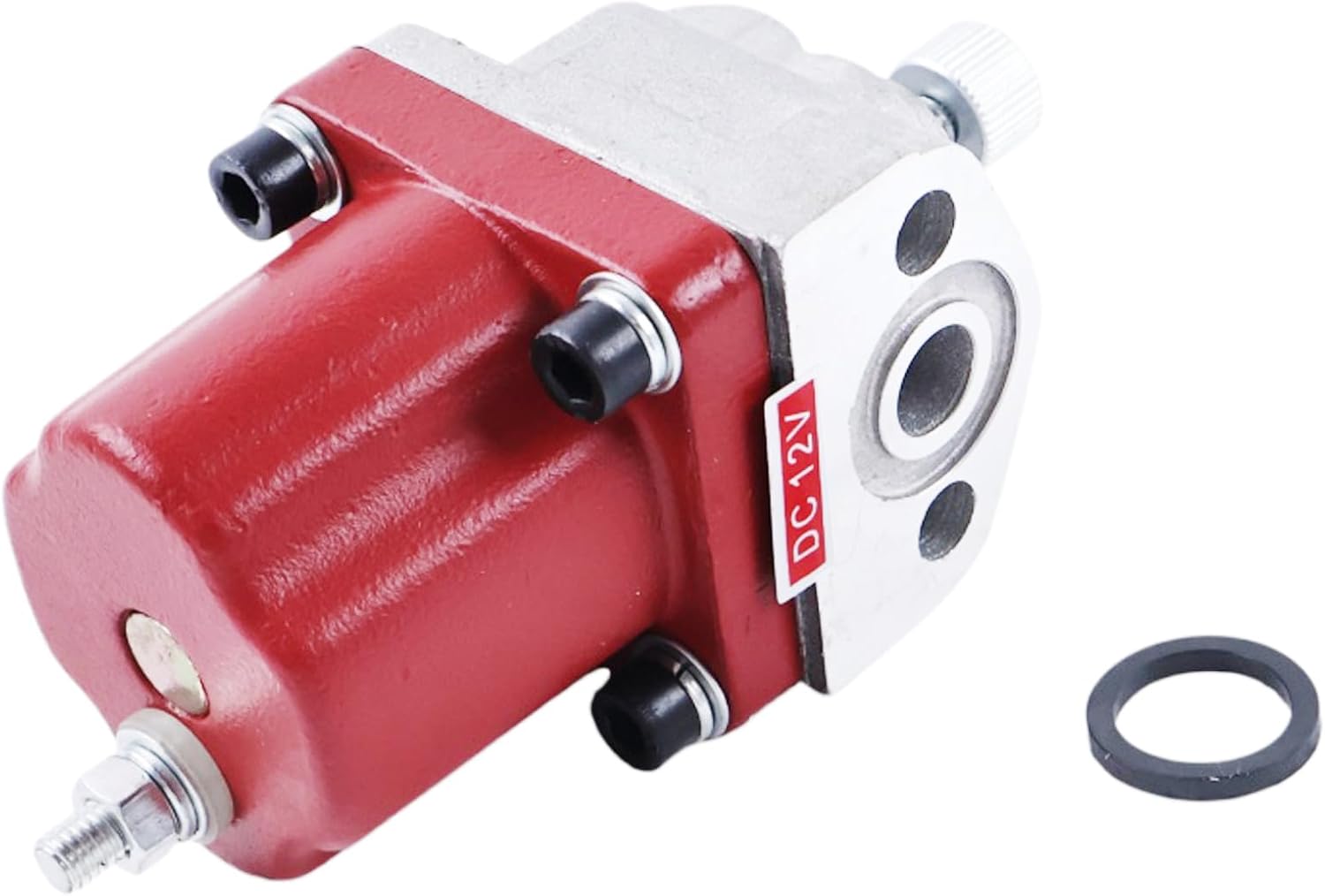 12V Fuel Shutoff Solenoid Valve 3035344 3054291 134074 AR5499 for Cummins | NTA855 N14 M11 K38 K50 PAI 180208 Engines; Single Plunger Fuel Stop Solenoid
