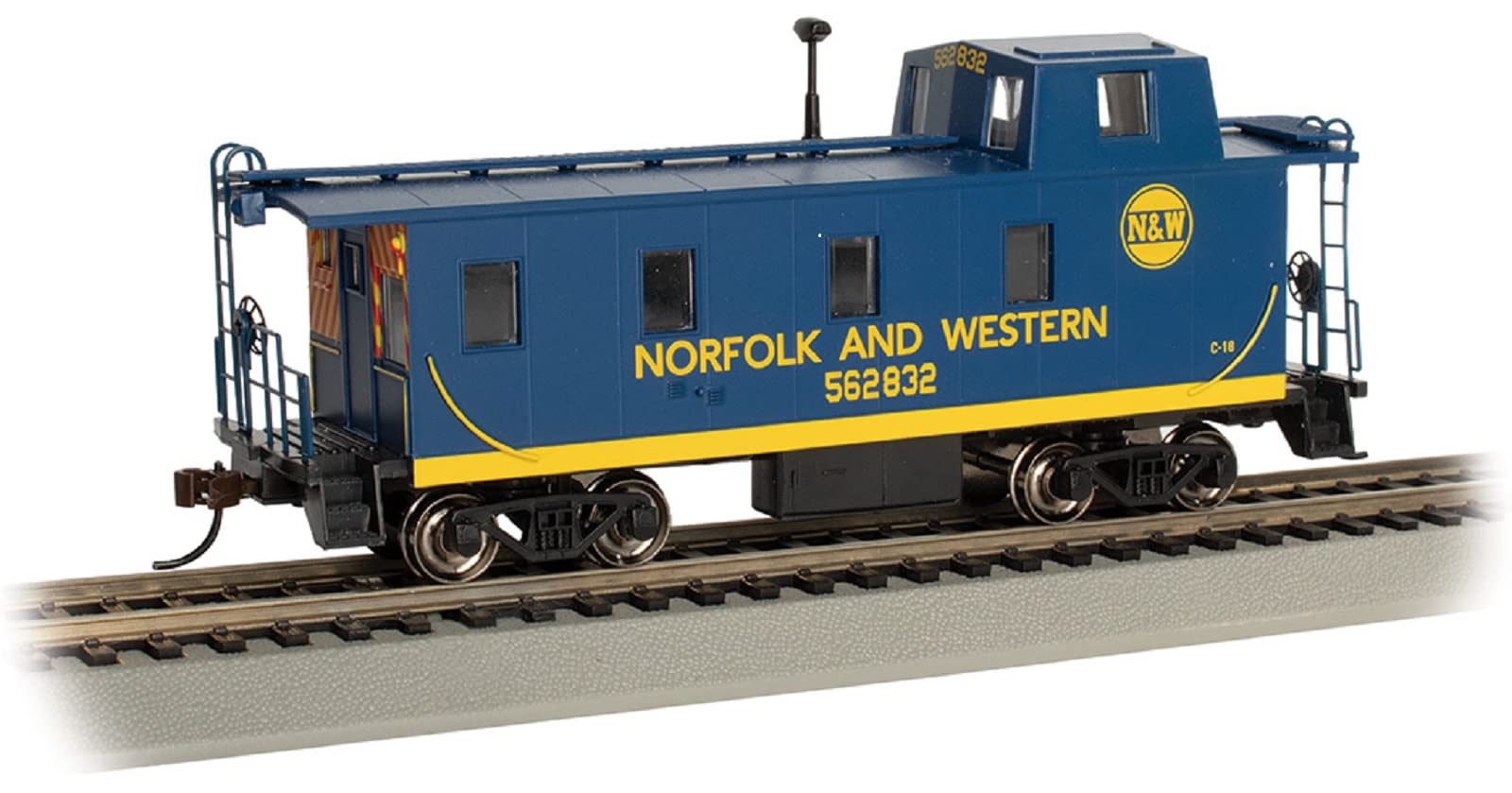 Amazon.com: Bachmann Trains - Streamlined Caboose with Offset